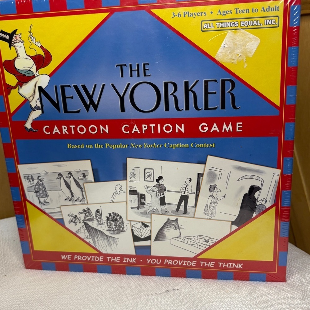 Vintage Red and Yellow Board Games Collection